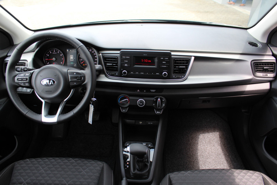 Kia Rio 1.0-100pk T-GDi AUTOMAAT ComfortLine Airco, Parkeersensoren achter, Bluetooth, stoel-en stuurwielverwarming, DAB+ radio