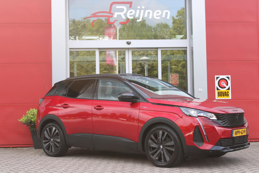 Peugeot 3008 1.6 HYbrid4 300PK GT PACK BUSINESS | PANORAMISCH SCHUIF/KANTEL DAK | NICHT VISION | AFNEEMBARE TREKHAAK | ELEKTRISCH BEDIENBARE VOORSTOEL MET MASSAGE FUNCTIE | ALCANTARA BEKLEDING | STOEL/VOORRUIT RAND VERWARMING | FULL LED KOPLAMPEN | BLACK PACK | 19" LICHTMETALEN VELGEN | APPLE CARPLAY/ANDROID AUTO | NAVIGATIE | CLIMATE CONTROL | ADAPTIVE CRUISE CONTROL | KEYLESS ENTRY/START | ELEKTRISCH BEDIENBARE ACHTERKLEP |