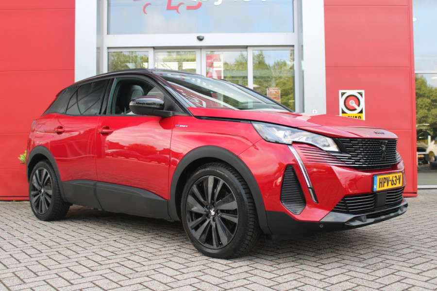 Peugeot 3008 1.6 HYbrid4 300PK GT PACK BUSINESS | PANORAMISCH SCHUIF/KANTEL DAK | NICHT VISION | AFNEEMBARE TREKHAAK | ELEKTRISCH BEDIENBARE VOORSTOEL MET MASSAGE FUNCTIE | ALCANTARA BEKLEDING | STOEL/VOORRUIT RAND VERWARMING | FULL LED KOPLAMPEN | BLACK PACK | 19" LICHTMETALEN VELGEN | APPLE CARPLAY/ANDROID AUTO | NAVIGATIE | CLIMATE CONTROL | ADAPTIVE CRUISE CONTROL | KEYLESS ENTRY/START | ELEKTRISCH BEDIENBARE ACHTERKLEP |