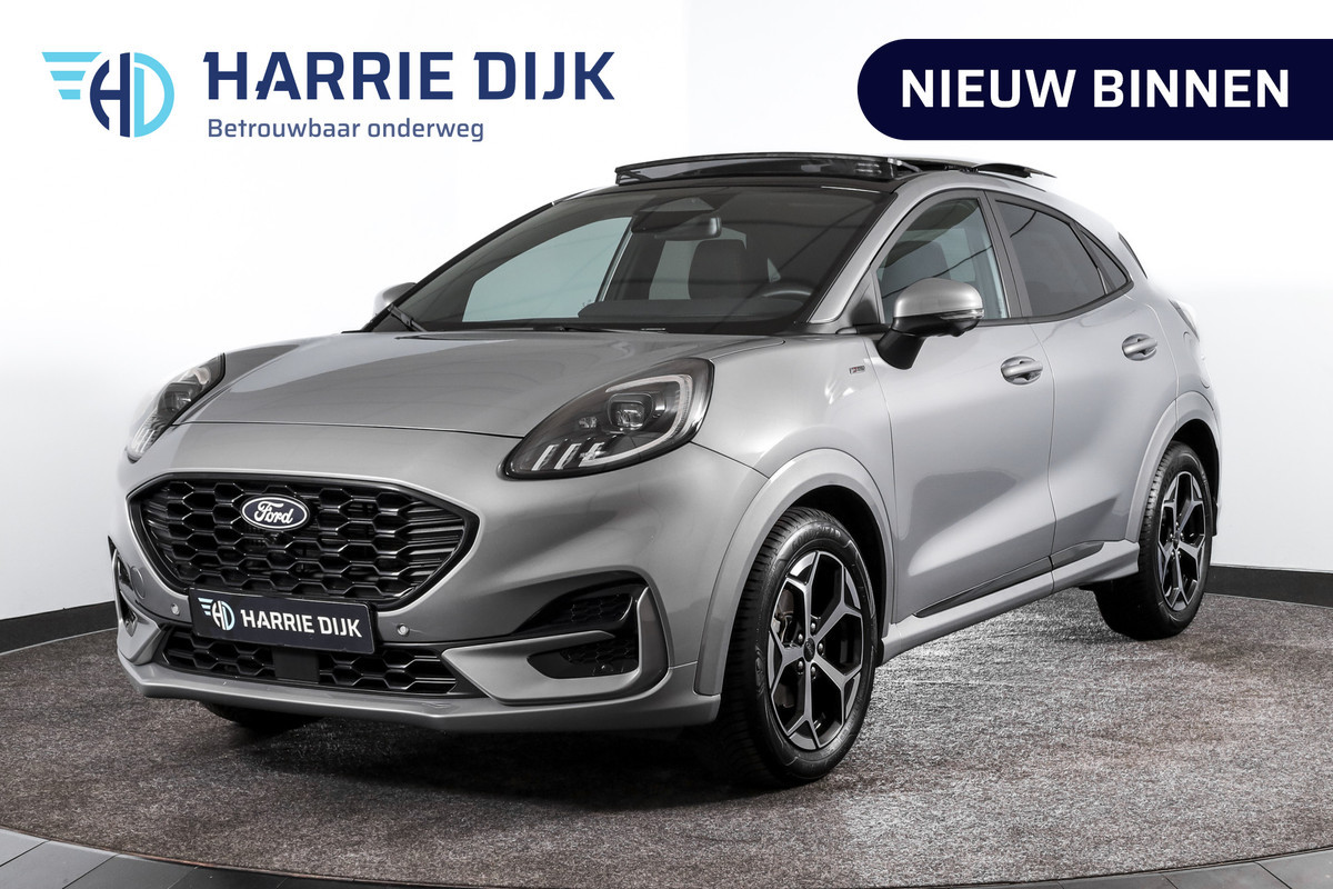 Ford Puma 1.0 EcoBoost 125 PK Hybrid ST-Line - Automaat (Nieuw model) | S/K-Panodak | Afn. Trekhaak | Dig. Cockpit | Adapt. Cruise | Winterpakket | 360 Camera | NAV+App. connect | ECC | Elek. Klep | LM 17" | 5814 Ford Puma 1.0 EcoBoost 125 PK Hybrid ST-Line - Automaat (Nieuw model) | S/K-Panodak | Afn. Trekhaak | Dig. Cockpit | Adapt. Cruise | Winterpakket | 360 Camera | NAV+App. connect | ECC | Elek. Klep | LM 17" | 5814