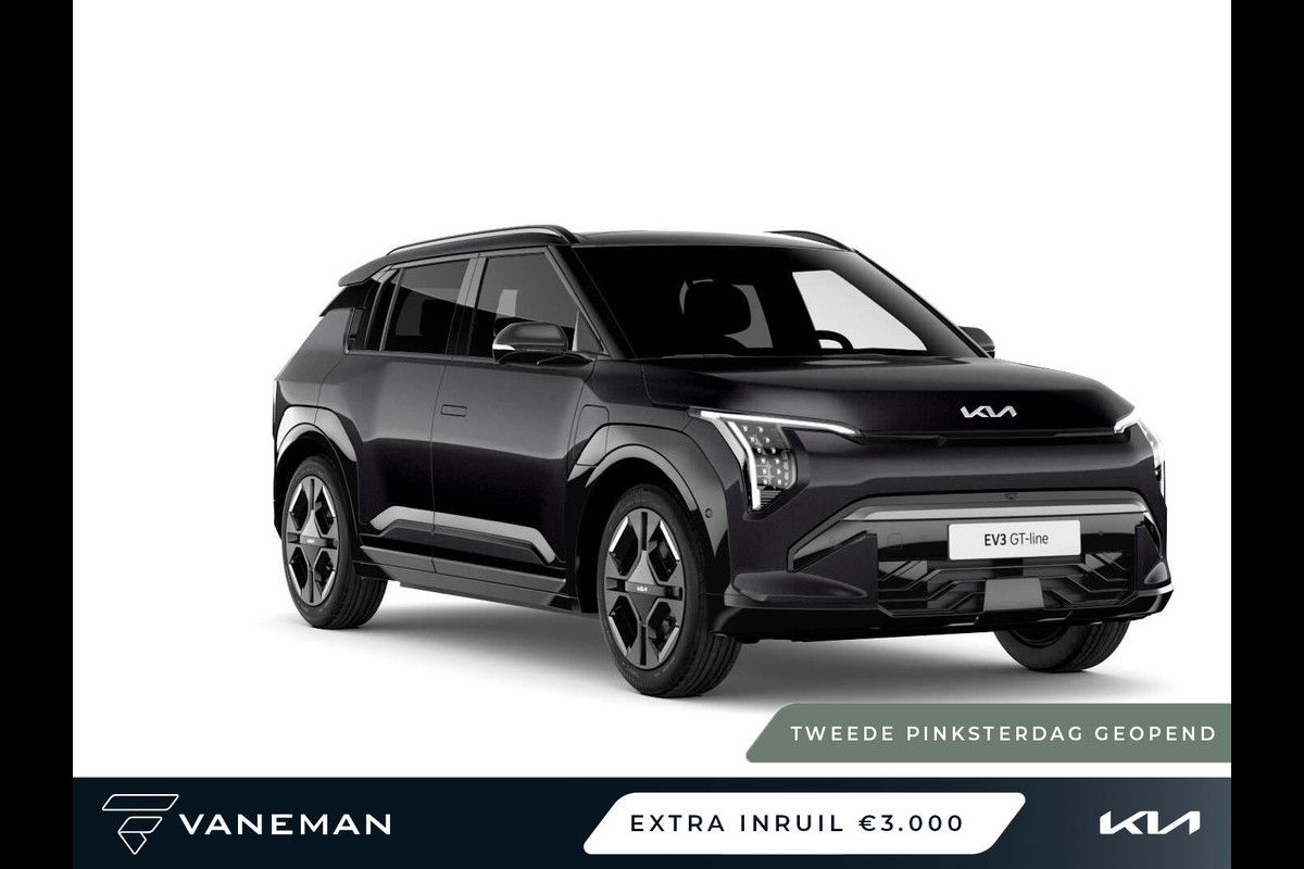 Kia EV3 GT-Line 81.4 kWh | Draadloze telefoonlader | Zelf samenstellen Kia EV3 GT-Line 81.4 kWh | Draadloze telefoonlader | Zelf samenstellen