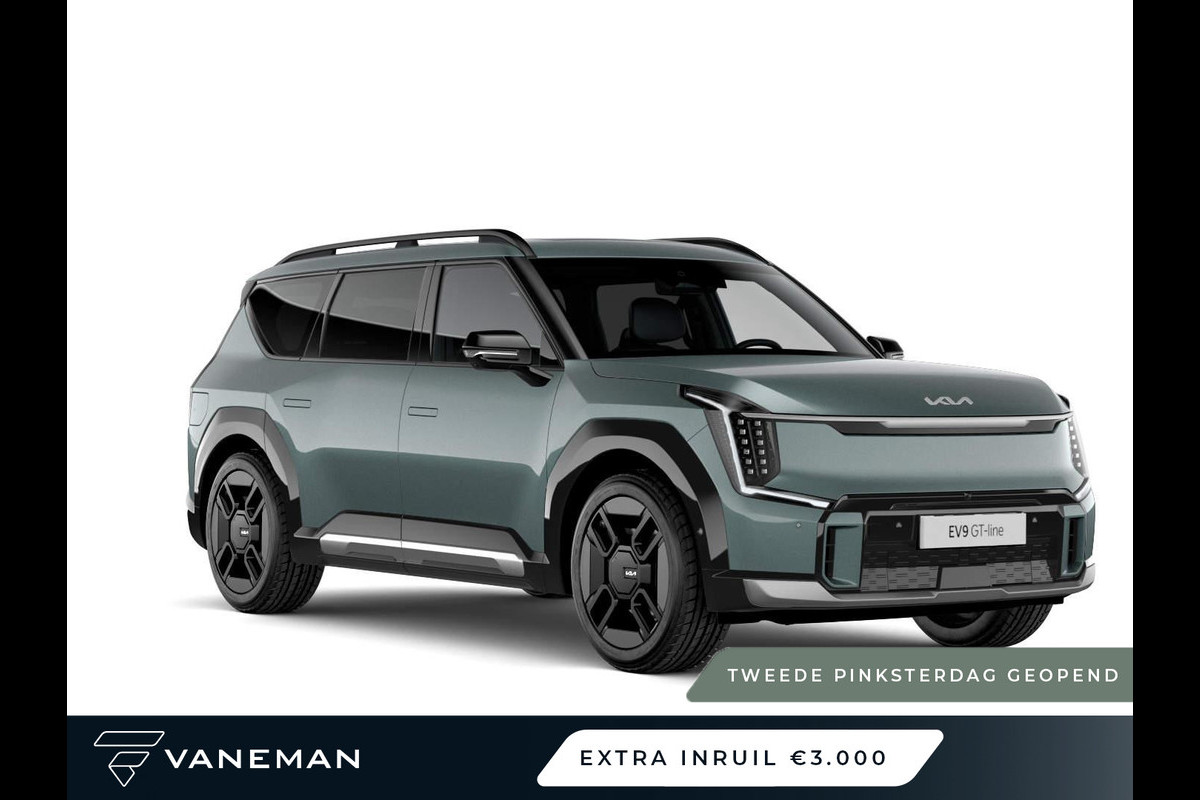 Kia EV9 GT-Line AWD 99.8 kWh | Zelfnivellerende achtervering | Cruise control adaptief met Stop&Go en stuurhulp Kia EV9 GT-Line AWD 99.8 kWh | Zelfnivellerende achtervering | Cruise control adaptief met Stop&Go en stuurhulp