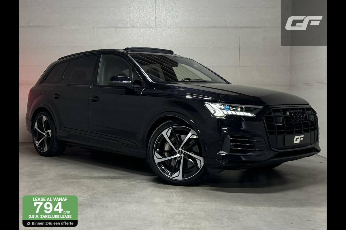 Audi Q7 55 TFSI e Quattro BlackEdition S-Line Pano B&O Lucht Audi Q7 55 TFSI e Quattro BlackEdition S-Line Pano B&O Lucht