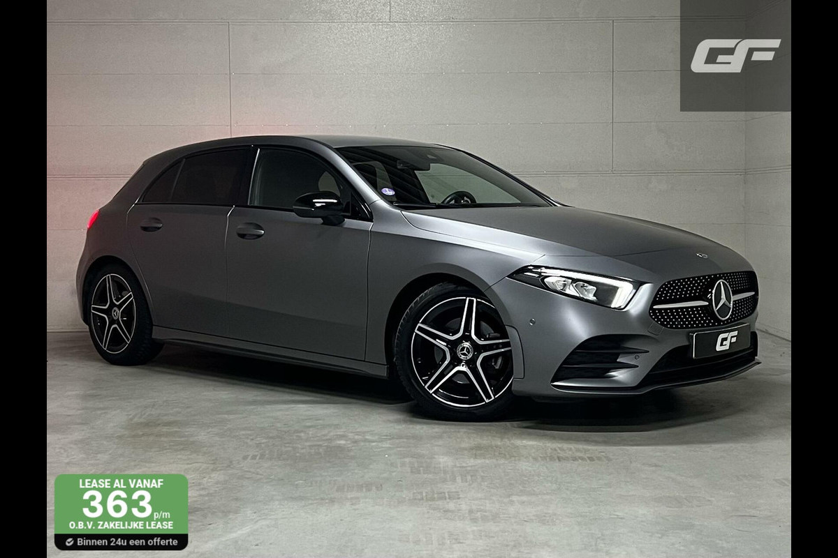 Mercedes-Benz A-Klasse 180 AMG Matgrijs Sfeerverlichting Carplay Mercedes-Benz A-Klasse 180 AMG Matgrijs Sfeerverlichting Carplay