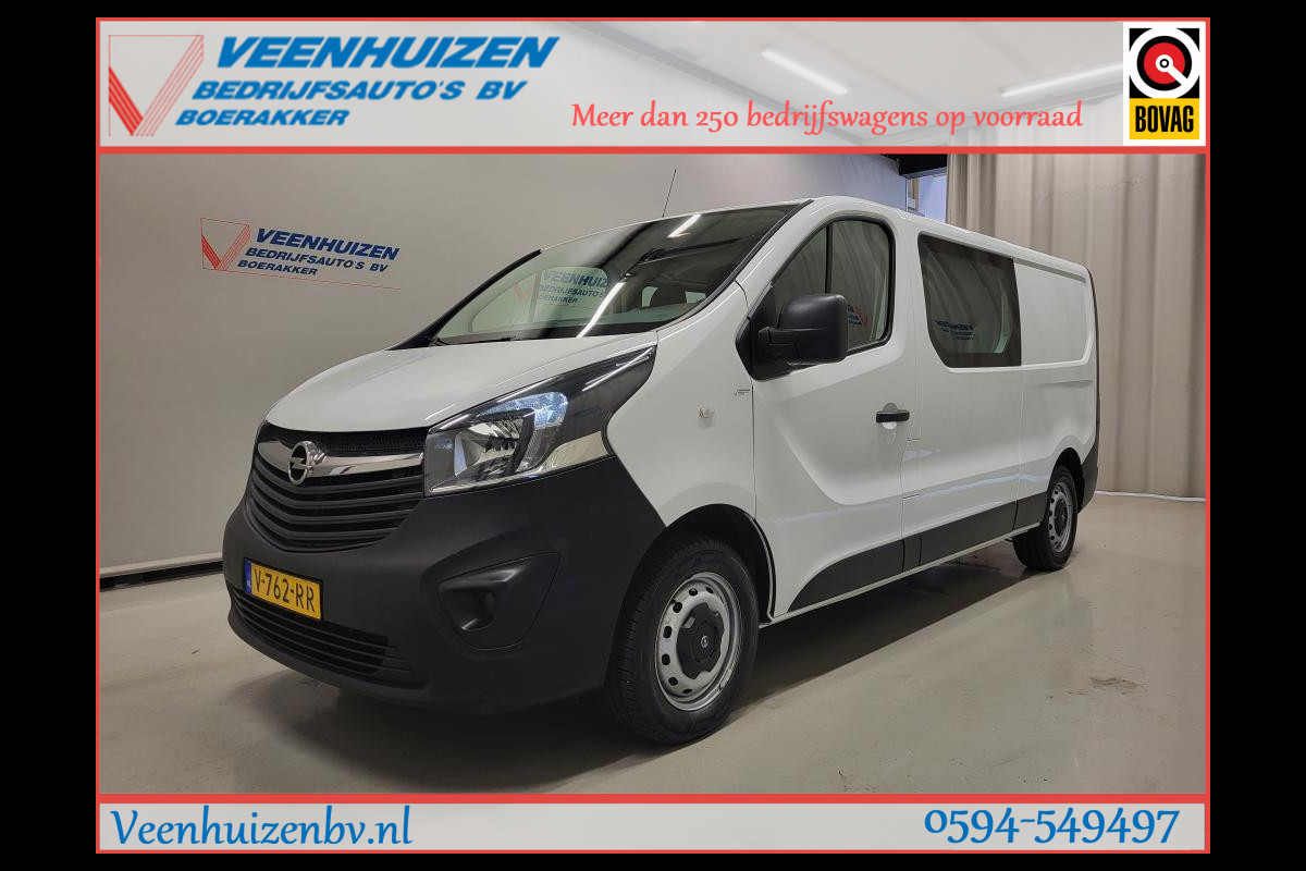 Opel Vivaro 1.6CDTI L2/H1 Dubbele Cabine Euro 6!