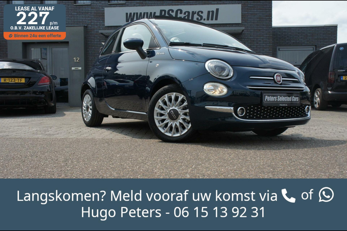 Fiat 500C 1.0 Hybrid Dolcevita App|Airco|Navi|PDC|Velgen Fiat 500C 1.0 Hybrid Dolcevita App|Airco|Navi|PDC|Velgen