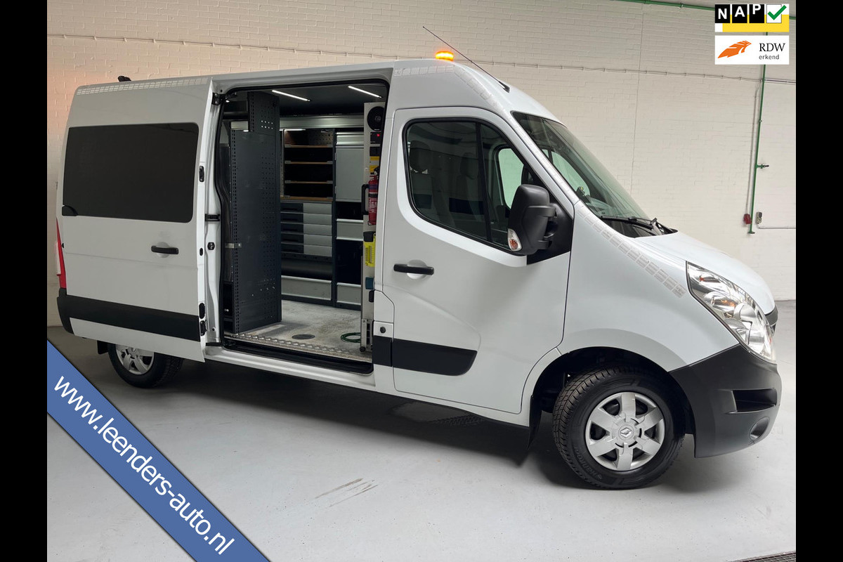 Renault Master Servicewagen T35 2.3 dCi 145pk euro6 L2H2 BOTT Inrichting, Victron omvormer, Standkachel, Trekhaak, RIJKLAARPRIJS!