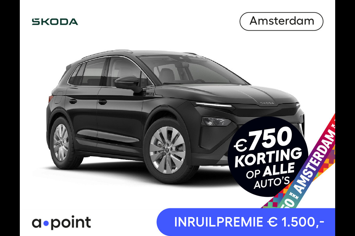 Škoda Elroq 85 Business Edition Tour 286 pk | Trekhaak | Adaptive Cruise | Blind Spot | Stoelverwarming | Donkere ramen Škoda Elroq 85 Business Edition Tour 286 pk | Trekhaak | Adaptive Cruise | Blind Spot | Stoelverwarming | Donkere ramen