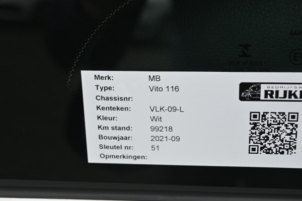 Mercedes-Benz Vito 116 CDI L2 Aluca inrichting, Navigatie met camera, Trekhaak