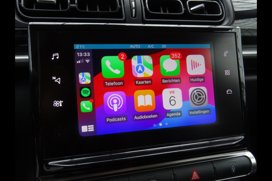 Citroën C3 1.2 PureTech S&S Shine * 110 PK * CARPLAY * STOELVERW. !!