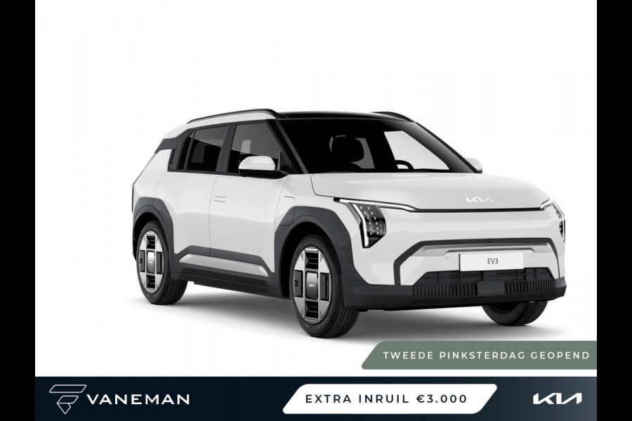 Kia EV3 Air 58.3 kWh | Op voorraad | Hemelbekleding van gerecyclede materialen | Black Pakket