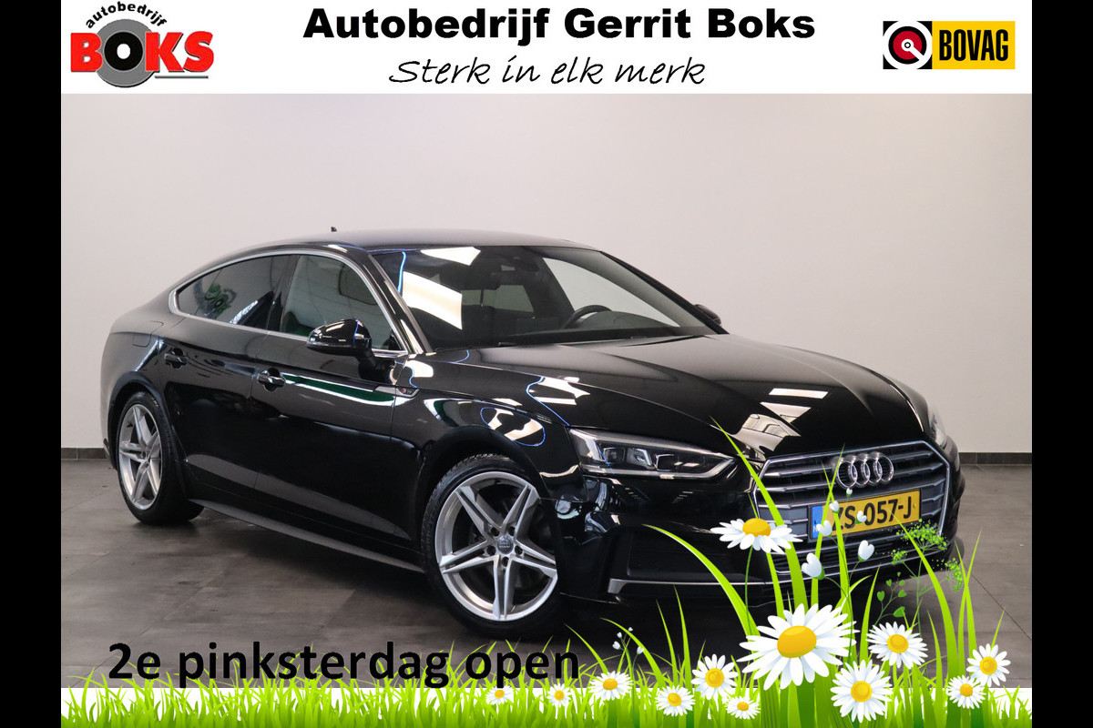 Audi A5 Sportback 35 TFSI Sport S-line edition Cruise/Climate Navi NAP 18'LM Zwenkbare Trekhaak !! 2e Pinksterdag zijn wij geopend van 12.00 tot 17.00u !! Audi A5 Sportback 35 TFSI Sport S-line edition Cruise/Climate Navi NAP 18'LM Zwenkbare Trekhaak !! 2e Pinksterdag zijn wij geopend van 12.00 tot 17.00u !!