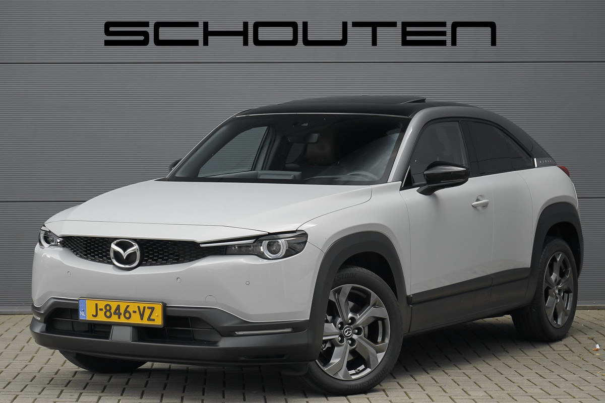 Mazda MX-30 e-SkyActiv 145 Luxury 36 kWh Schuifdak Bose 1e Eig Ori NL Mazda MX-30 e-SkyActiv 145 Luxury 36 kWh Schuifdak Bose 1e Eig Ori NL