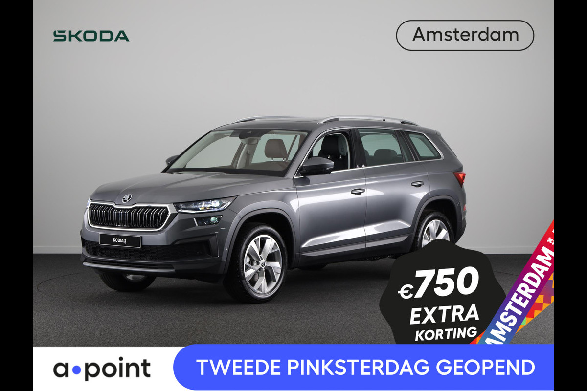 Škoda Kodiaq Business Edition Plus 1.5 TSI 150 pk 7 versn. DSG | 19 inch| Leder | Panoramadak | Adaptive Cruise Control | 360º camera | Fabrieksgarantie Škoda Kodiaq Business Edition Plus 1.5 TSI 150 pk 7 versn. DSG | 19 inch| Leder | Panoramadak | Adaptive Cruise Control | 360º camera | Fabrieksgarantie