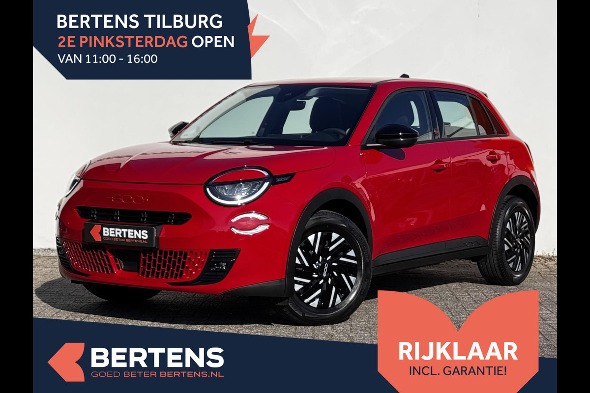 Fiat 600E RED 54 kWh | 3-fase | Apple Carplay | Prijs is rijklaar Fiat 600E RED 54 kWh | 3-fase | Apple Carplay | Prijs is rijklaar