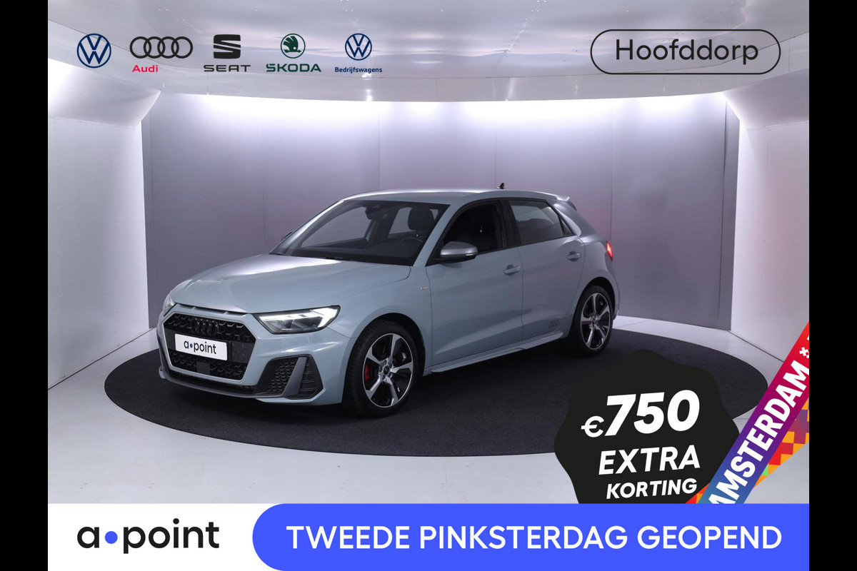 Audi A1 Sportback 40 TFSI Pro Line S 200pk S-tronic| half-leder| LM-velgen| Navigatie| Parkeersensoren | Stoelverwarming | Led koplampen Audi A1 Sportback 40 TFSI Pro Line S 200pk S-tronic| half-leder| LM-velgen| Navigatie| Parkeersensoren | Stoelverwarming | Led koplampen