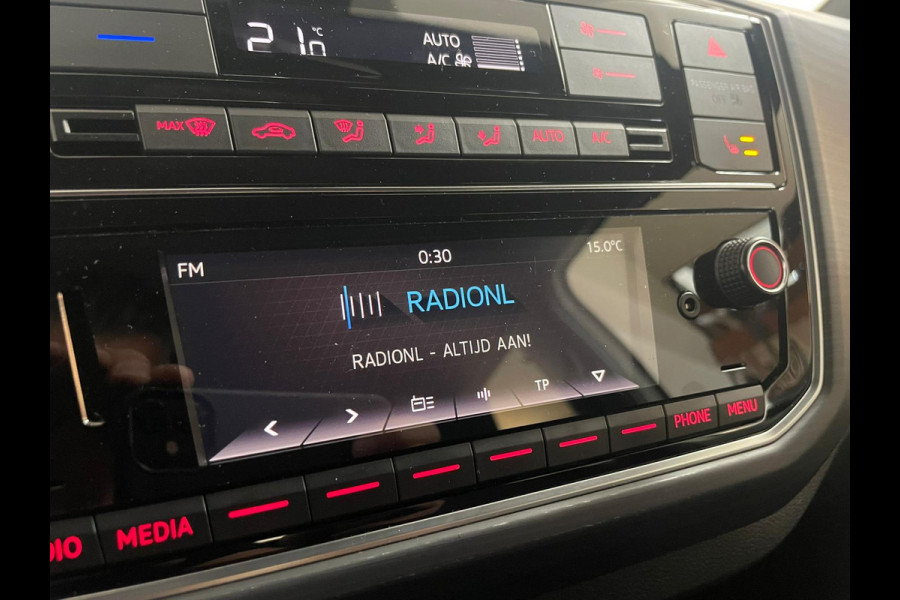 Volkswagen up! 1.0 TSI Sound Up! 90PK AIRCO CLIMA NAVI VIA APP STOELVERW MULTI STUUR POLYGON VELG PDC REGENSENSOR NIEUWSTAAT