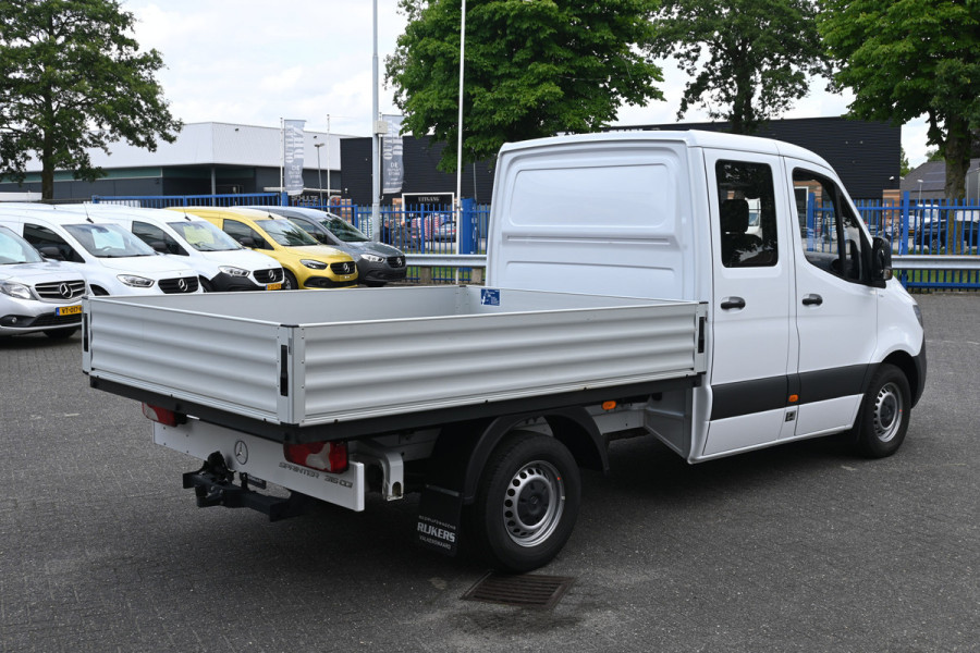 Mercedes-Benz Sprinter 315 CDI L2 DC RWD Open laadbak Airco, Trekhaak, 7 Zitplaatsen Dubbele cabine open laadbak
