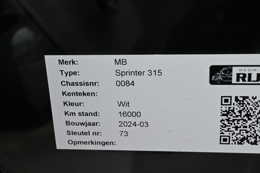 Mercedes-Benz Sprinter 315 CDI L2 DC RWD Open laadbak Airco, Trekhaak, 7 Zitplaatsen Dubbele cabine open laadbak