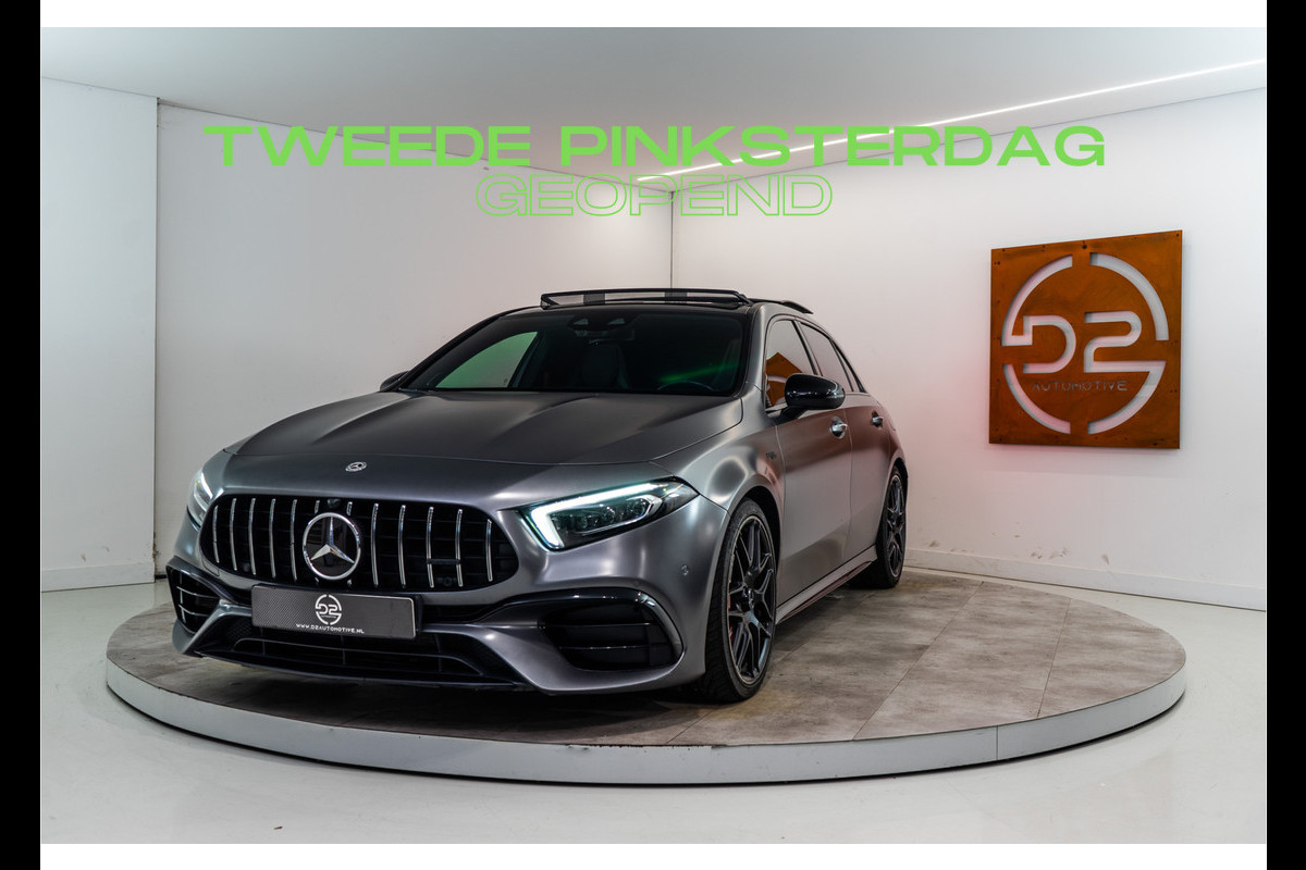 Mercedes-Benz A-Klasse AMG 45 S 4MATIC+ 422PK | Schaalstoelen | Pano | Sfeer | Burmester | VOL! 12 MND Garantie Mercedes-Benz A-Klasse AMG 45 S 4MATIC+ 422PK | Schaalstoelen | Pano | Sfeer | Burmester | VOL! 12 MND Garantie