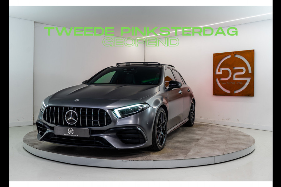Mercedes-Benz A-Klasse AMG 45 S 4MATIC+ 422PK | Schaalstoelen | Pano | Sfeer | Burmester | VOL! 12 MND Garantie