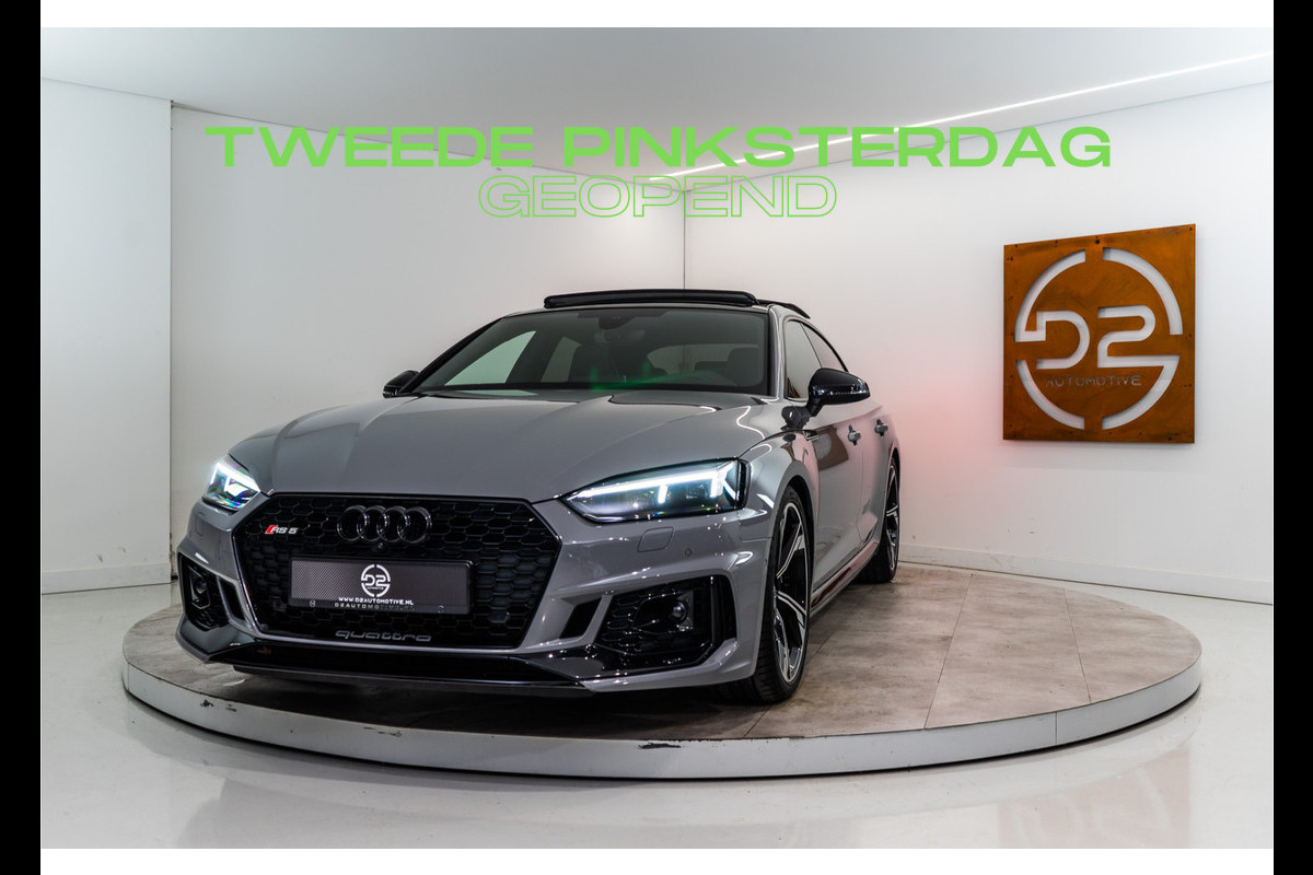 Audi RS5 Sportback 2.9 TFSI RS 5 Quattro 451PK | Pano | Dynamic | 360 | B&O | Virtual | Sfeer | BOMVOL! 12 MND Garantie Audi RS5 Sportback 2.9 TFSI RS 5 Quattro 451PK | Pano | Dynamic | 360 | B&O | Virtual | Sfeer | BOMVOL! 12 MND Garantie