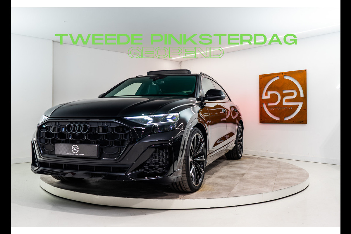 Audi Q8 60 TFSI E Quattro S-Edition Competition 490PK FACELIFT | NIEUW REG. 2025 | 5 Jaar Garantie | BOMVOL! Audi Q8 60 TFSI E Quattro S-Edition Competition 490PK FACELIFT | NIEUW REG. 2025 | 5 Jaar Garantie | BOMVOL!