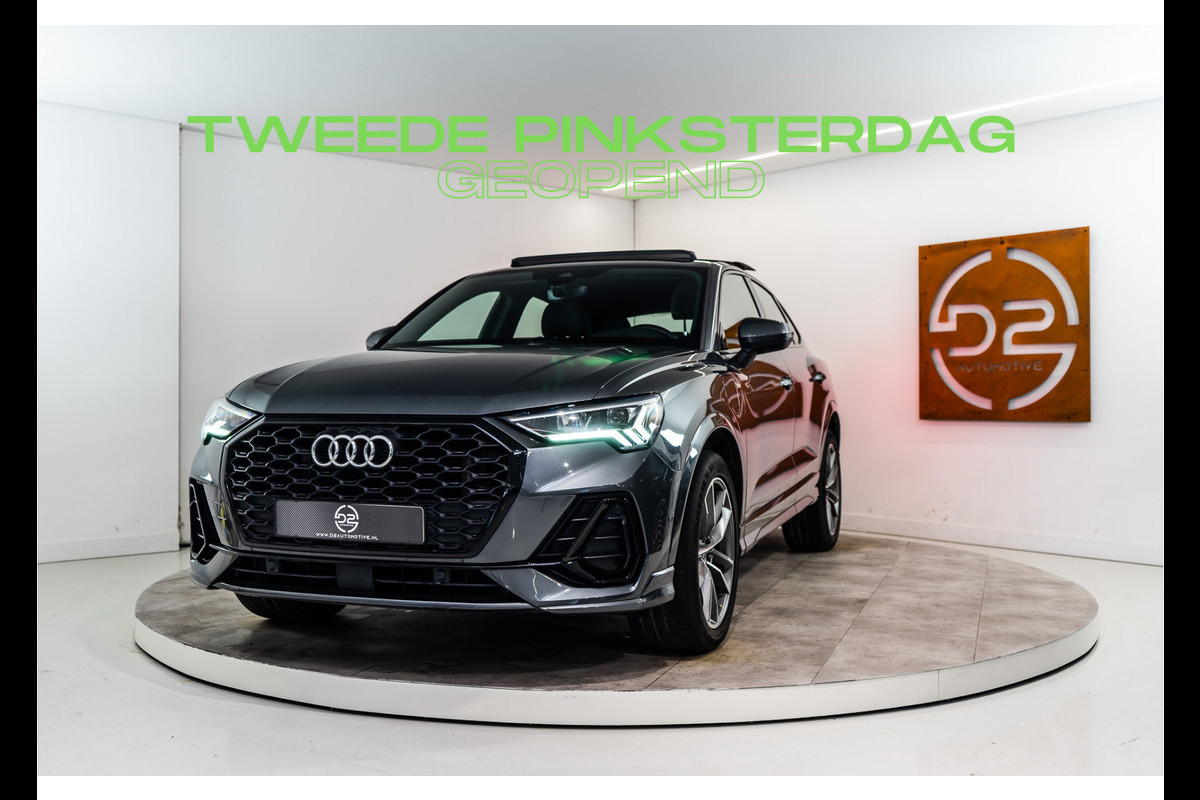 Audi Q3 Sportback 45 TFSI e 2x S-Line 245PK | Pano | Virtual | Sfeer | Matrix | 12 MND Garantie Audi Q3 Sportback 45 TFSI e 2x S-Line 245PK | Pano | Virtual | Sfeer | Matrix | 12 MND Garantie