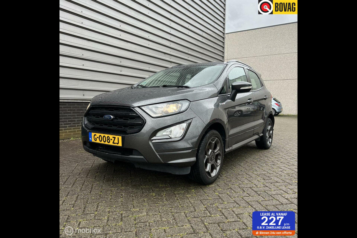 Ford EcoSport 1.0 EcoBoost ST-Line 2018 Grijs Metallic Ford EcoSport 1.0 EcoBoost ST-Line 2018 Grijs Metallic
