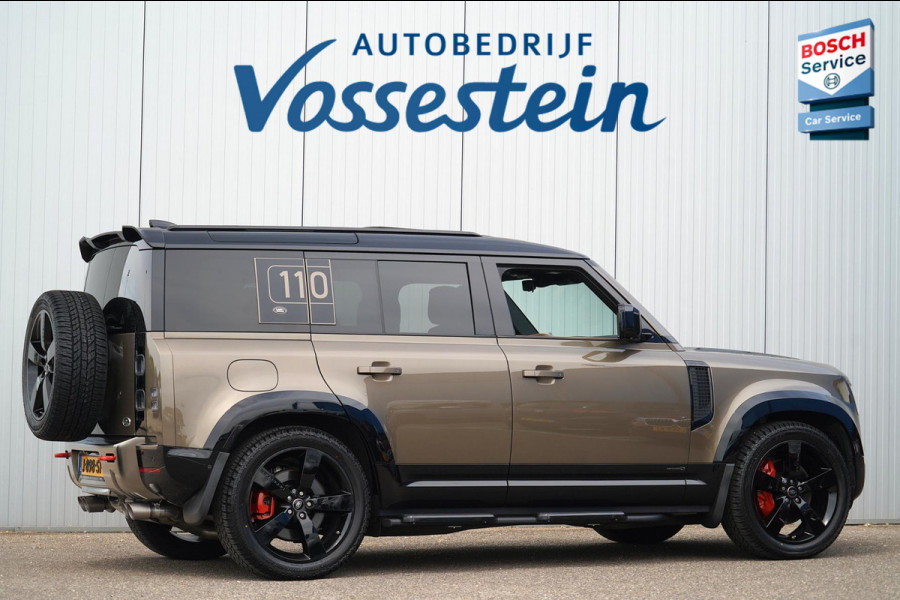 Land Rover Defender 110 3.0 P400 110 X 8-pers. / Milltek / Head-Up / Stoelkoeling / Pano / Trekhaak / Clearsight / Full Options!