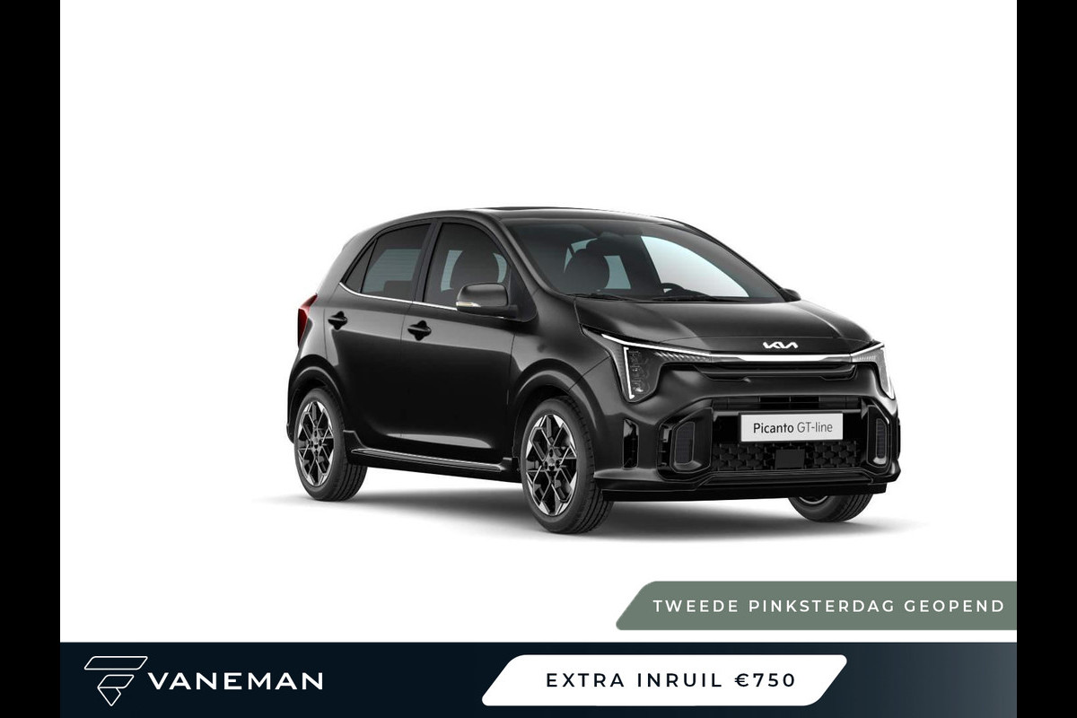 Kia Picanto 1.0 DPI GT-Line | Elektrisch schuif-/kanteldak | Cruise control en stuurhulp Kia Picanto 1.0 DPI GT-Line | Elektrisch schuif-/kanteldak | Cruise control en stuurhulp