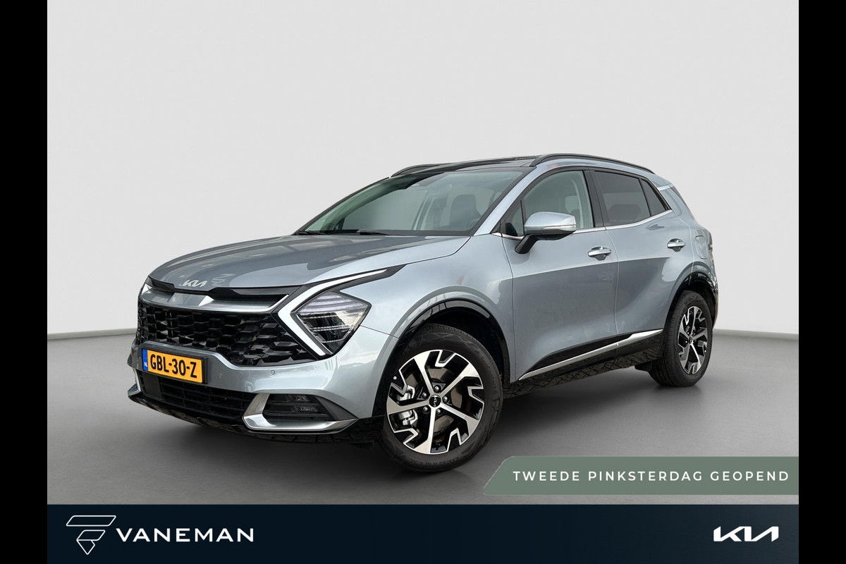 Kia Sportage 1.6 T-GDi Hybrid DynamicPlusLine Automaat | Pano | Stoelverwarming voor/achter | Camera | Dodehoekherkenning | Elektrische Stoelen | Cruise | Apple Carplay & Android Auto |