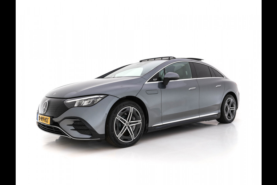 Mercedes-Benz EQE 350+ Launch-Edition AMG-Line 91 kWh [ 3-Fase ] Aut. *PANO | BURMESTER-SURROUND | ADAPTIVE-CRUISE | BLINDSPOT | LEATHER-MICROFIBRE | FULL-LED | AMBIENT-LIGHT | MEMORY-PACK | DIGI-COCKPIT | SPORT-SEATS | CAMERA | KEYLESS | DAB+ | CARPLAY |