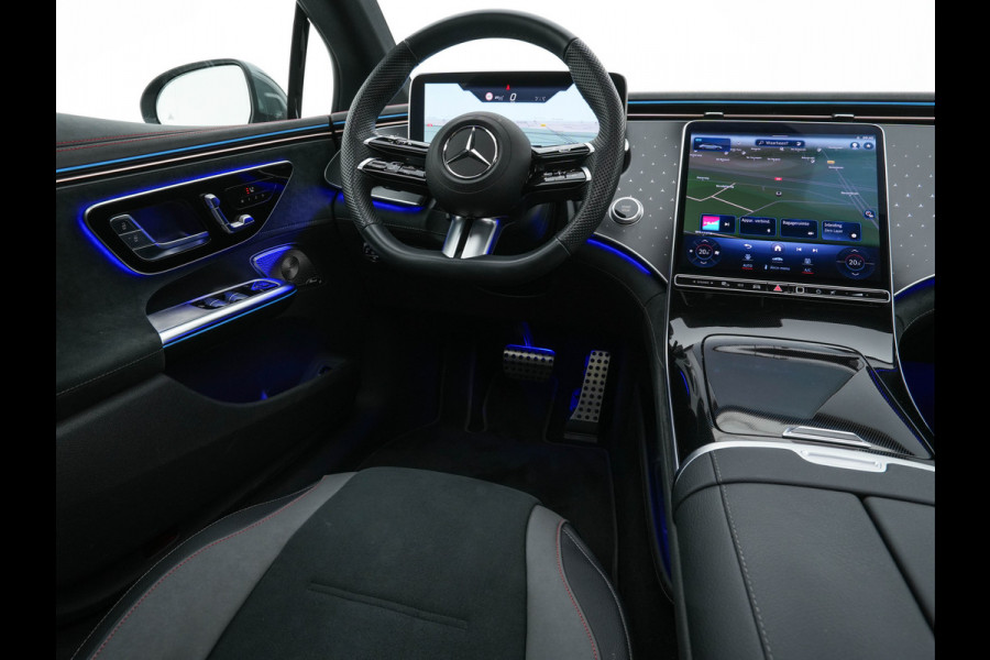 Mercedes-Benz EQE 350+ Launch-Edition AMG-Line 91 kWh [ 3-Fase ] Aut. *PANO | BURMESTER-SURROUND | ADAPTIVE-CRUISE | BLINDSPOT | LEATHER-MICROFIBRE | FULL-LED | AMBIENT-LIGHT | MEMORY-PACK | DIGI-COCKPIT | SPORT-SEATS | CAMERA | KEYLESS | DAB+ | CARPLAY |