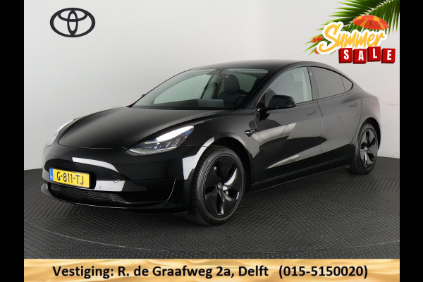 Tesla Model 3 Black Edition Standard RWD Plus 60 kWh | Navigatie | Panoramadak | Privacy Glass | ACCU 90%