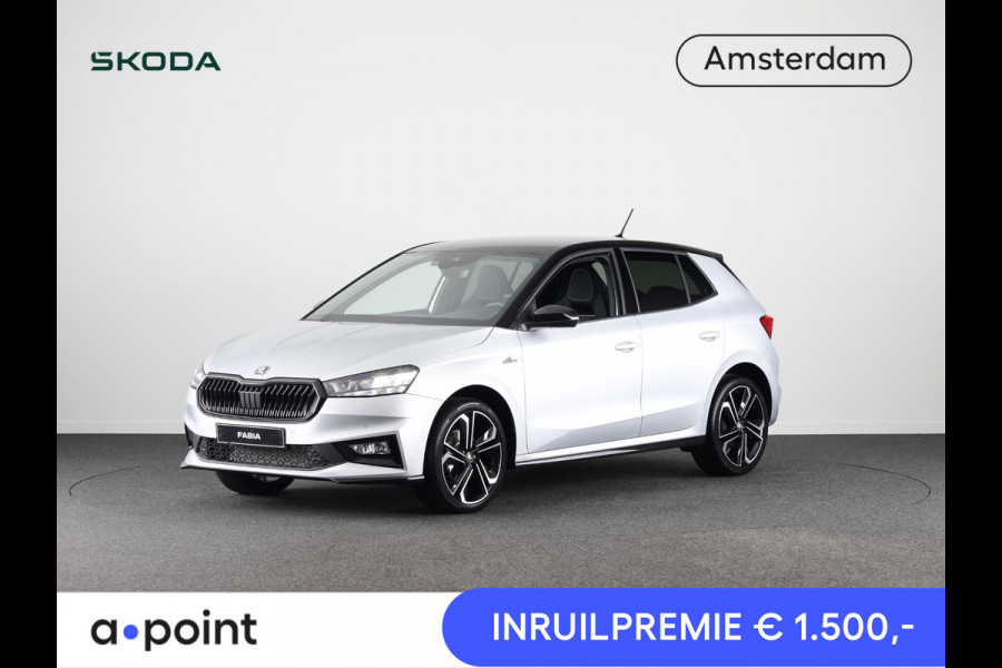 Škoda Fabia Monte Carlo 1.0 TSI 115 pk 7 versn. DSG | Travel assist plus | 18 inch lichtmetalen velgen | Verwarmbare voorstoelen | Zwart dak