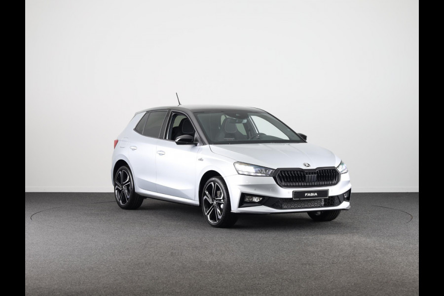 Škoda Fabia Monte Carlo 1.0 TSI 115 pk 7 versn. DSG | Travel assist plus | 18 inch lichtmetalen velgen | Verwarmbare voorstoelen | Zwart dak