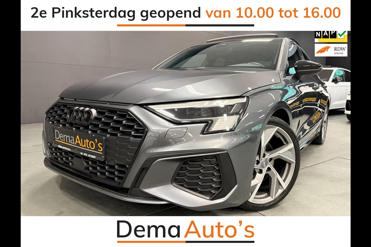 Audi A3 Limousine 35 TFSI 3X S-LINE RS-STOELEN PANO/B&O/SFEERVERL/CAM/NAVI/// Audi A3 Limousine 35 TFSI 3X S-LINE RS-STOELEN PANO/B&O/SFEERVERL/CAM/NAVI///