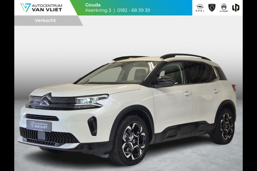 Citroën C5 Aircross 1.2 Hybrid 136 Plus Automaat | Achteruitrijcamera | Navigatie | Stoelverwarming | Keyless Entry | Apple Carplay/Android Auto |