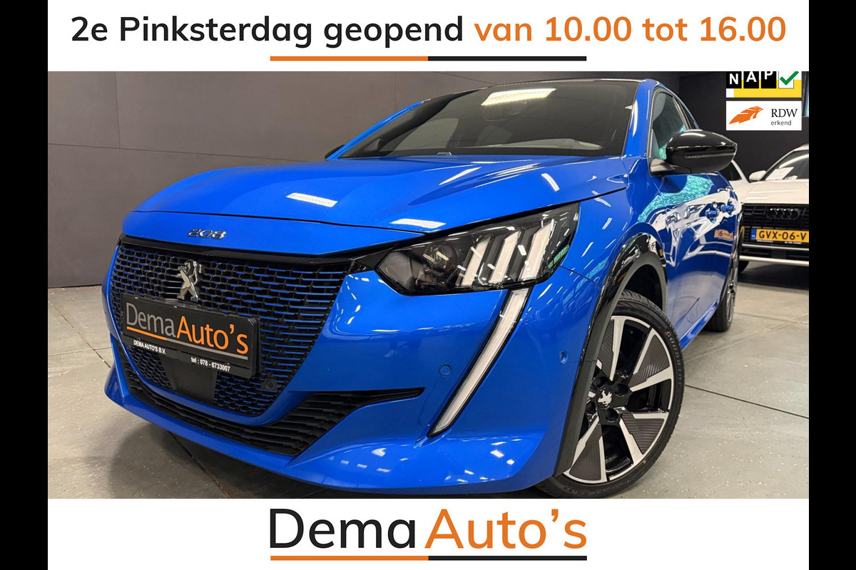 Peugeot e-208 EV GT 57 kWh NAVI/V-COCKPIT/DAB/CARPLAY/ECC/PDC/CRUISE///