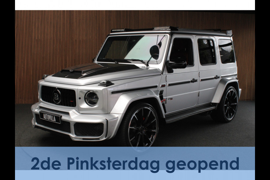 Mercedes-Benz G-Klasse 63 BRABUS 700 360 ACC Carbon 24'' PTS Sterrenhemel Panodak Massage Navi Leer Climate LM velgen