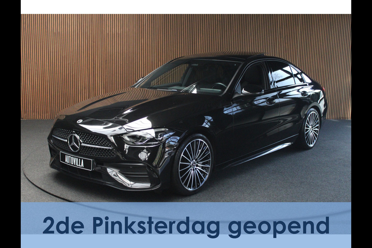 Mercedes-Benz C-Klasse 180 AMG Panodak Leer Camera Nightpack Navi Burmester PTS Ambient LM velgen Afneemb. trekhaak Mercedes-Benz C-Klasse 180 AMG Panodak Leer Camera Nightpack Navi Burmester PTS Ambient LM velgen Afneemb. trekhaak