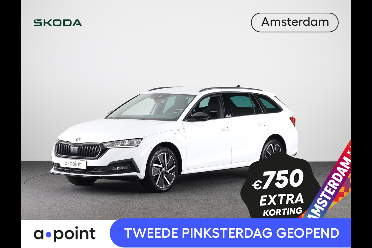 Škoda Octavia Combi 1.4 TSI iV PHEV Sportline Business 204pk Plug in Hybrid | Navigatie | 18 inch Lichtmetalen velgen | Travel Pakket Škoda Octavia Combi 1.4 TSI iV PHEV Sportline Business 204pk Plug in Hybrid | Navigatie | 18 inch Lichtmetalen velgen | Travel Pakket
