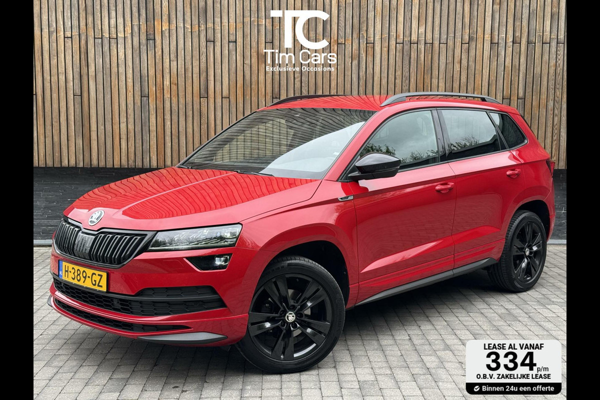 Škoda Karoq 1.5 TSI Sportline Automaat | Stoelverwarming | Apple CarPlay | LED verlichting | Trekhaak uitklapbaar | Adaptieve cruise control Škoda Karoq 1.5 TSI Sportline Automaat | Stoelverwarming | Apple CarPlay | LED verlichting | Trekhaak uitklapbaar | Adaptieve cruise control