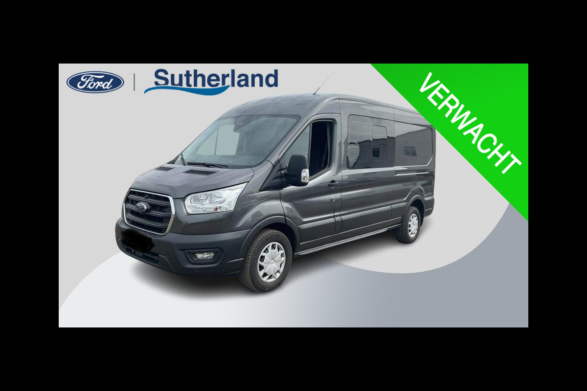 Ford Transit 350 2.0 TDCI L3H2 DC Trend 6-zits | 170pk | Dubbele Cabine | Navigatie | Camera | Trekhaak | Stoelverwarming | Armsteun Ford Transit 350 2.0 TDCI L3H2 DC Trend 6-zits | 170pk | Dubbele Cabine | Navigatie | Camera | Trekhaak | Stoelverwarming | Armsteun