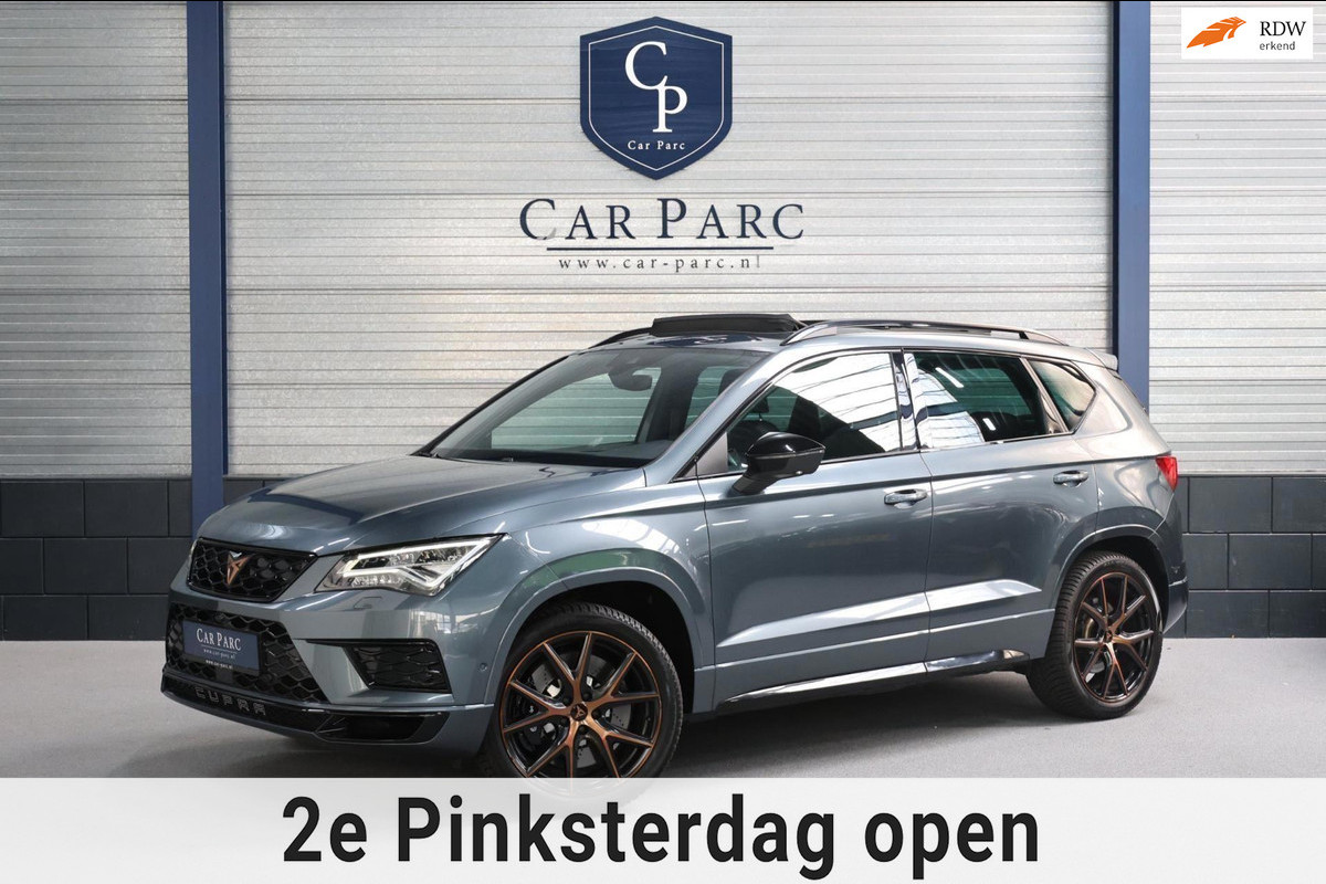 CUPRA Ateca 2.0 TSI 4DRIVE 300+PK BREMBO/VIRTUAL/SFEER/BEATS/PANO/LEER+ALCANTARA+S.VERWARMING/19" LMV/CAM/ACC/ECC/12 MDN GARANTIE!