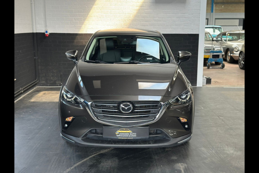 Mazda CX-3 2.0 SkyActiv-G 120 GT-M, HUD, 1/2 Leder, Automaat, Camera, Navi