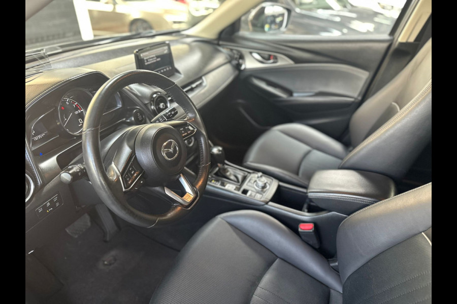 Mazda CX-3 2.0 SkyActiv-G 120 GT-M, HUD, 1/2 Leder, Automaat, Camera, Navi