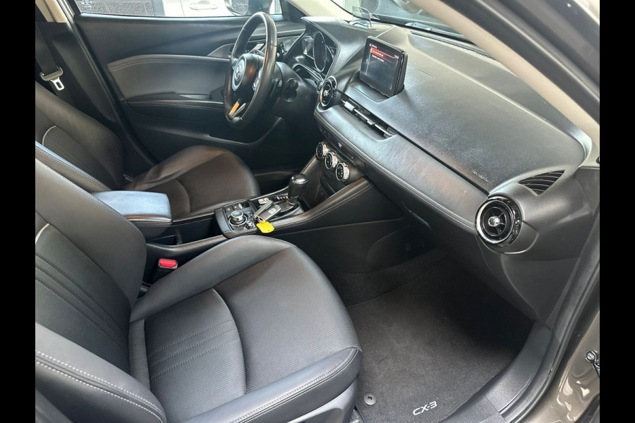 Mazda CX-3 2.0 SkyActiv-G 120 GT-M, HUD, 1/2 Leder, Automaat, Camera, Navi