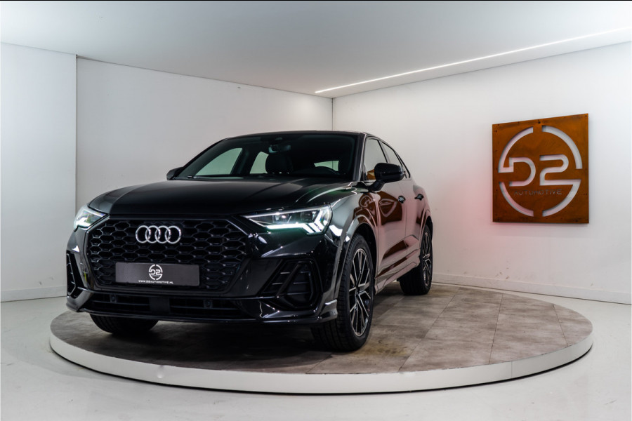 Audi Q3 Sportback 45 TFSI e 2x S-Line 245PK | Virtual Cockpit | Carplay | Matrix | ACC+Dodehoek | 12 MND Garantie VERKOCHT / SOLD